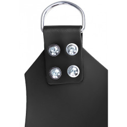 Mr Sling Sling en cuir 4 Points Noir